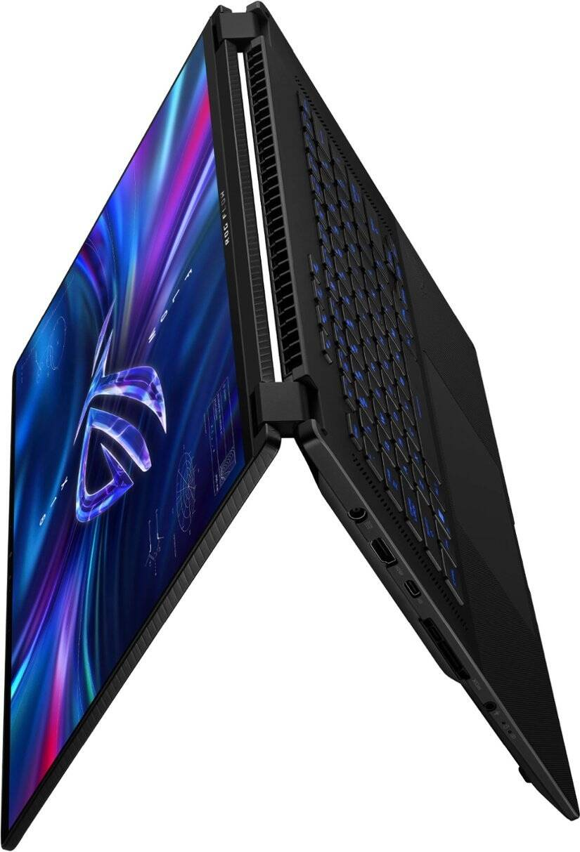 ASUS ROG Flow X16 13th Gen Intel® Core™ i9-13900H Processor 14 Cores NVIDIA® GeForce RTX™ 4070 GPU 321 AI TOPs 16 ASUS ROG Flow X16 13th Gen Intel® Core™ i9-13900H Processor 14 Cores NVIDIA® GeForce RTX™ 4070 GPU 321 AI TOPs 16